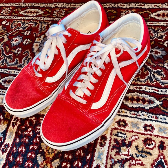 Cherry Red🍒 Old Skool Vans - Picture 4 of 8